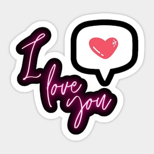 I love you Sticker